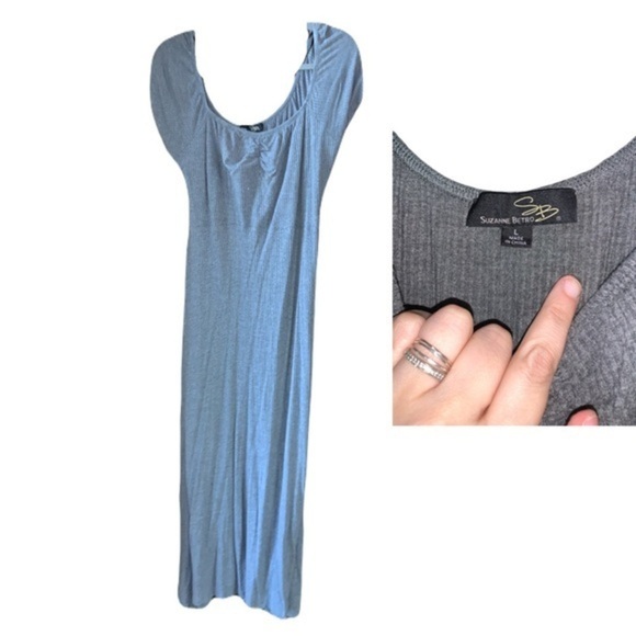 Suzanne Betro Blue Maxi‎ Dress, gently worn - Picture 1 of 1